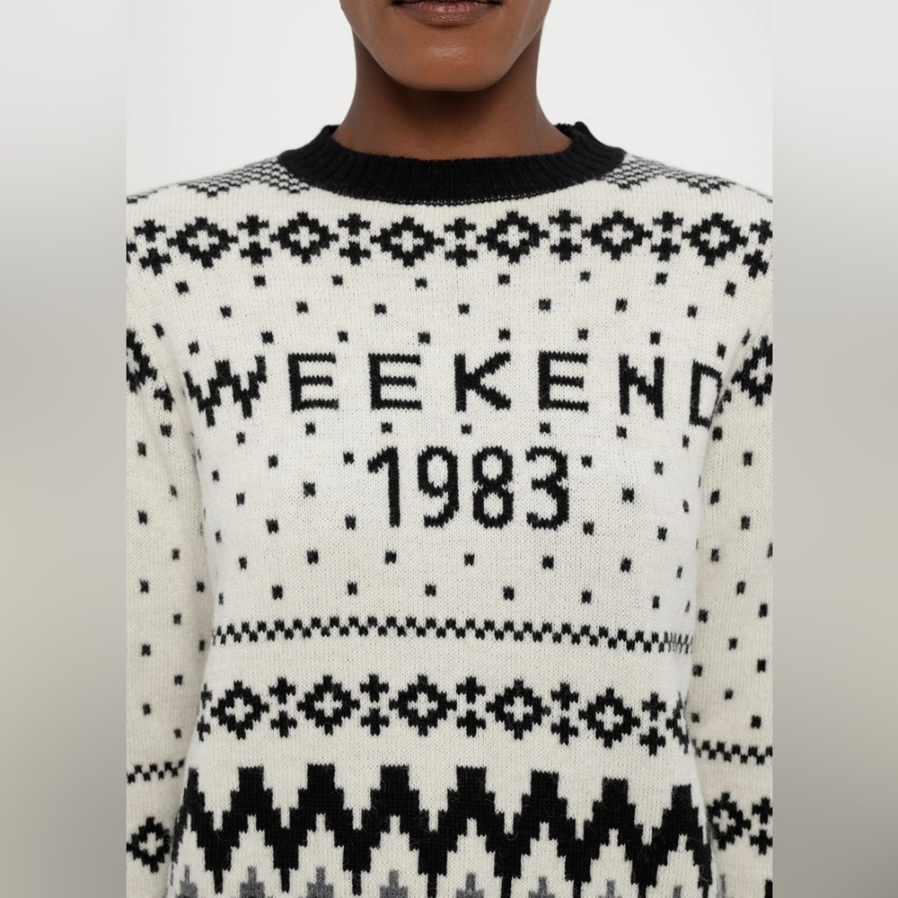 🥰🥰🥰 WEEKEND MAXMARA PARIDE - JUMPER - BIANCO Size XS - Picture 8 of 11